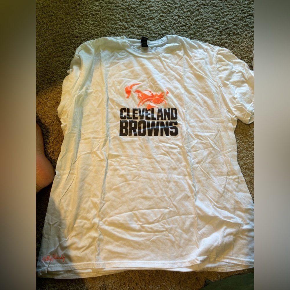 Women's Custom Made Cleveland Browns T-Shirt